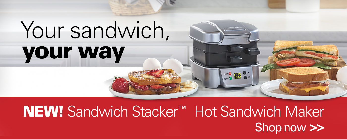 Shop Our New Sandwich Stacker Hot Sandwich Maker